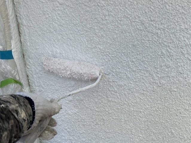 姫路市の外壁塗装下塗り